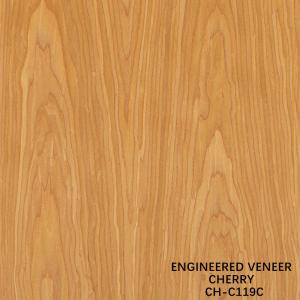 Wholesale Ev Wood Veneer Of Fancy Crown Grain American Cherry 2850mm Length For Interior Doors China Manufacturer from china suppliers