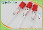 Vacuum Blood Sample Collection Tubes , Red Top Blood Tube For Clinical Blood