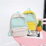 Ins fashion sports new ins color nameplate backpacks student bags handbags