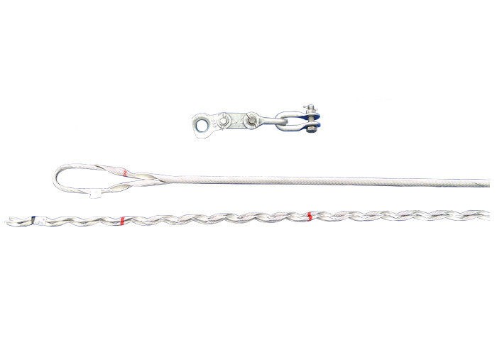 Overhead Line Preformed Armor Rods , FTTH Fiber Optic ADSS Suspension Clamp