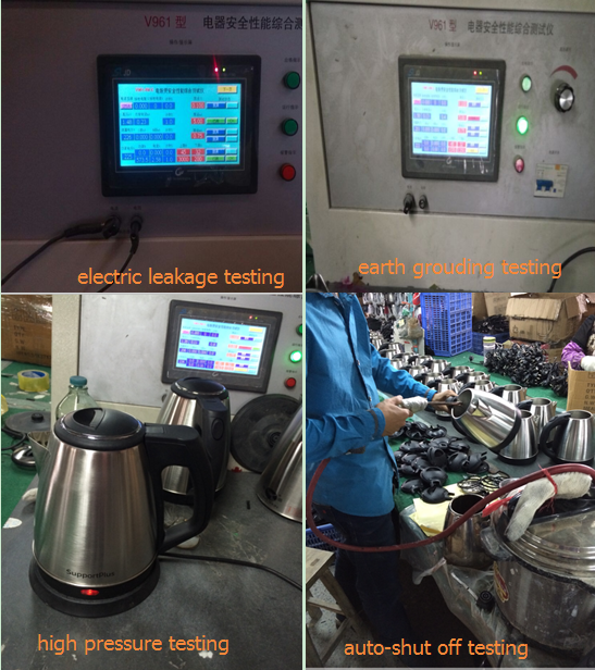 High Strength Small Capacity Electric Kettles Waterproof GS/CE/ROHS Approved