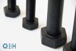 BS1282 Black Heavy M12 X 20mm Hex Head Bolt