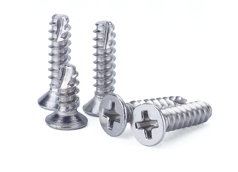 Countersunk Head Metal Tapping Screws Flat Head Thread Cutting Screws For Metal
