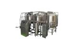 3 Vessel Small Commercial Brewing Equipment 1 Year Warranty ISO / CE Certificati