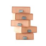 Paperboard Pink Jewelry Gift Boxes Personalized Color