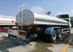 FOTON Polished Stainless Steel Tanker Trucks 18000liters for Drinking Water ,