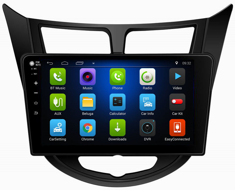 Ouchuangbo car radio gps nav multimedia stereo android 8.1 for Hyundai Verna 2010 with BT USB wifi 4*45 Watts amplifier