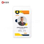 Office Electronic Employee Digital Work Badge PVC Plastic Employee Job Personal