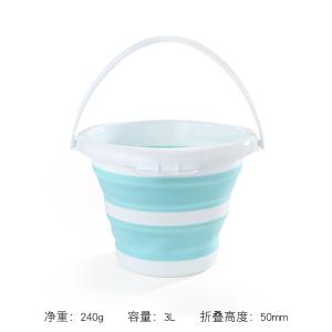 Wholesale Easy-to-Carry Foldable Plastic Bucket Lightweight for Travel Collapsible from china suppliers