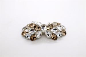 Wholesale Multi Colors Zinc Rhinestone Shoe Buckles 70mm*48mm For Decoration from china suppliers