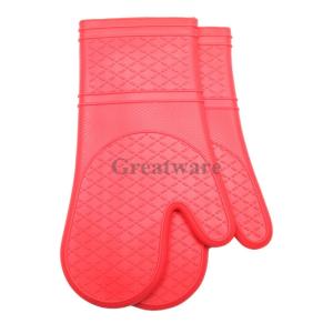 Wholesale Silicone Oven Gloves Lined with Cotton from china suppliers