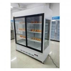 China Glass Door Fruit Display Cooler Referigerator Large Capacity 3C on sale