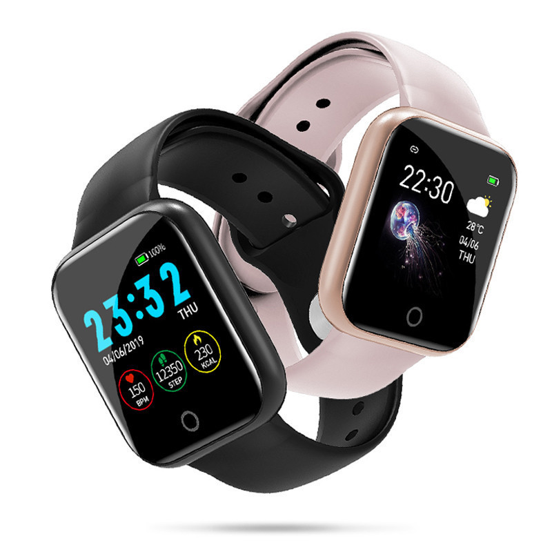 I5 Smart Watch Touch Screen Blood Pressure Fitness Tracker waterproof IP67 For iOS Android