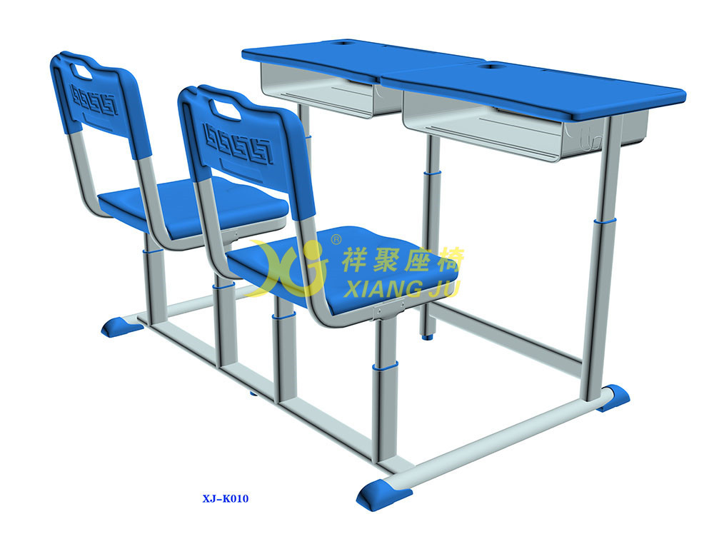 HDPE / PVC Tabletop Student Desk And Chair Set Size 1200* 400 * 25 mm