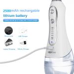 Cordless Electric Water Flosser Portable Rechargeable For Oral Health