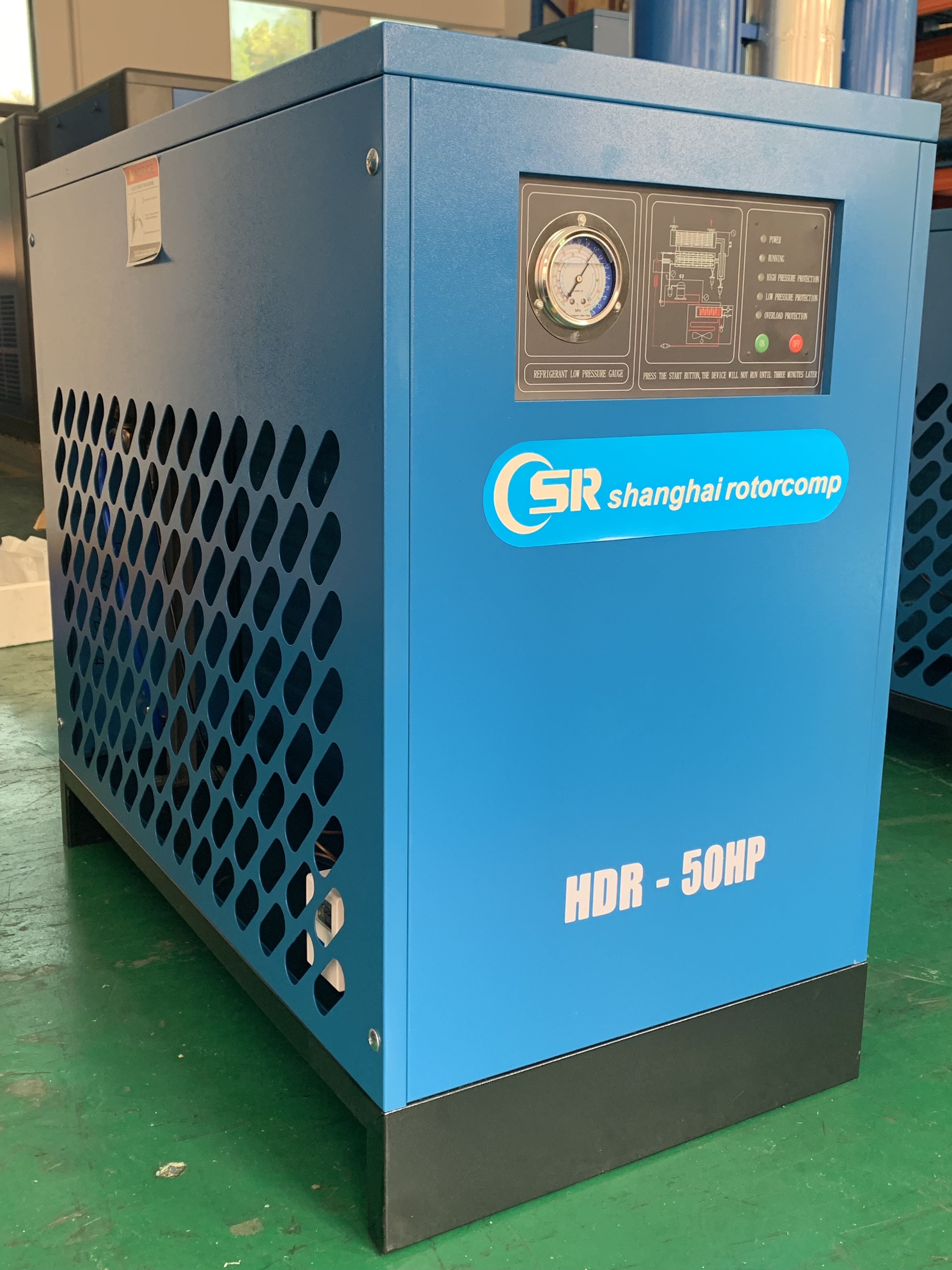 Fully Automated 50HP High-temperature Air-cooling Refrigerated Air Dryer