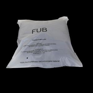 Wholesale Self Adhesive PLA Biodegradable Cornstarch Bags For Garment Packaging from china suppliers