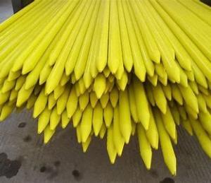 Round Fiberglass L1220mm Electric Fence Posts For Garden