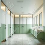 Water Resistance Toilet Partitions Hygienic and Comfortable Restroom Environment