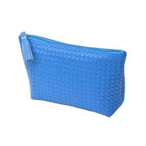 Wholesale Woven Pattern PU Leather Custom Cosmetic Bags / Storage Makeup Bags from china suppliers