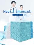 PE Backsheet Waterproof Incontinence Bed Pads for Hospital Nurses 0.5kg