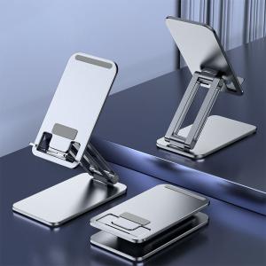 Wholesale Universal Cell Phone Stand Foldable Aluminum Alloy Table Stand OEM Available from china suppliers