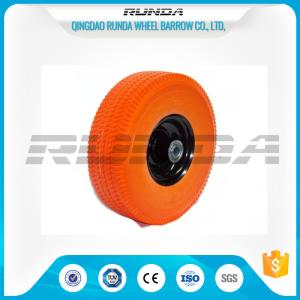 Wholesale Flat Free PU Foam Wheel Carbon Steel Bearing 20mm Inner Hole Oil Dirt Resistant from china suppliers