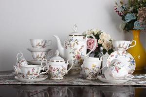 Wholesale Lead free 220cc Bone China Cappuccino Coffee Cup Sets from china suppliers