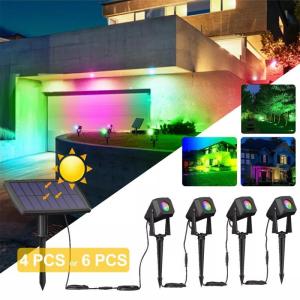 Wholesale Solar Dimmable Colored Outdoor Spotlights Waterproof Smart Control from china suppliers