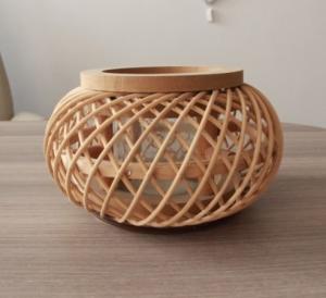 Wholesale Hot Sale Led Lantern Indoor And Outdoor Decoration Natural Handmade Rattan Weave Candle Holder from china suppliers