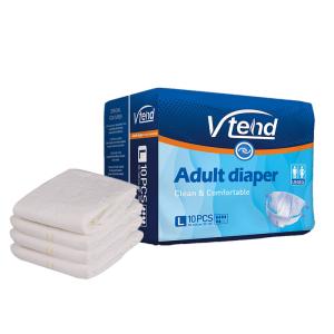 Wholesale Super Soft Non-Woven Fabric Old Women Disposable Bedridden Magic Tapes Adult Diapers from china suppliers