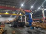 Waterbodies Canalside Hydraulic Pile Driving Machine Excavator Mounted