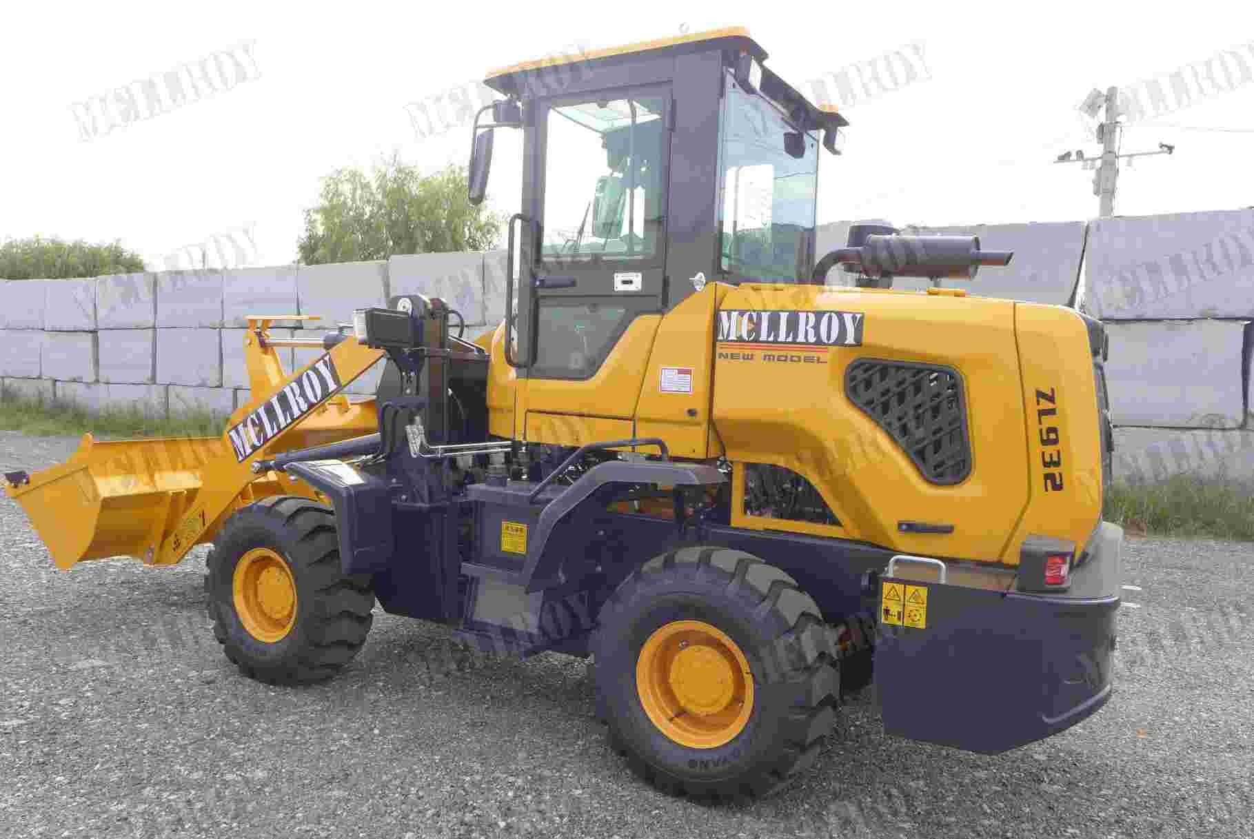 Front Loading Shovel Wheel Loader For Carrying Various Loads Around Farms