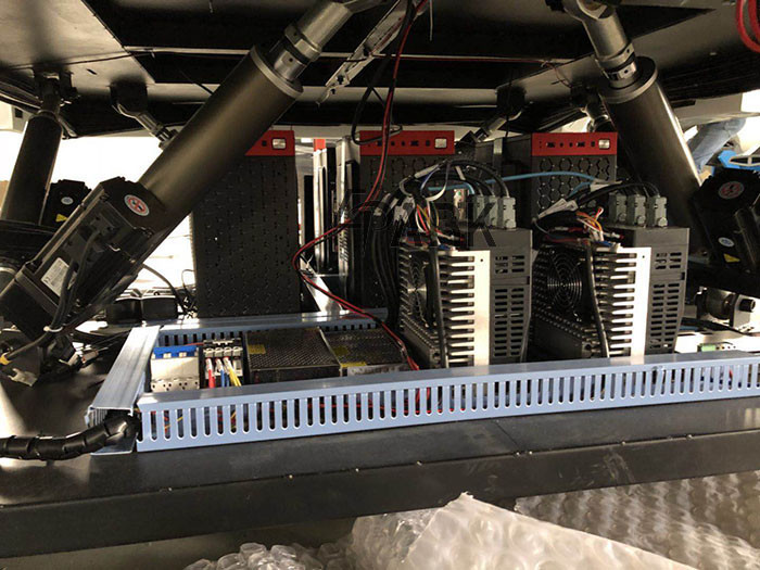 9KW 6 Player 9D VR Simulator With 6 Luxury Seats Dynamic Platform