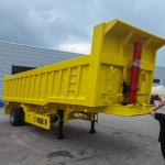 1310mm Wheel Base 3 Axles 50ton Dump Trailer Tipping Semi Trailer Heavy Duty