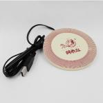 2016 Hot USB Heat Warmer Silicone Cup Mat / Coffee Coaster With Embossed Logo