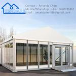 Outdoor White Catering Festival Tent Wedding Marquee Tents For Sale With Glass