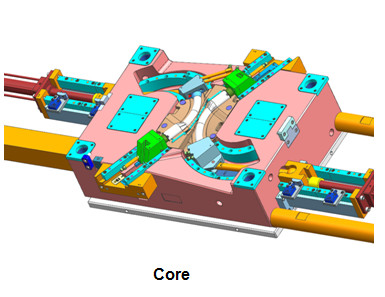 HDPE Injection Molding with Sub Gates DME Equivalent Components White Color