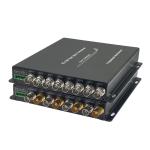 4-Channel 3G-SDI Fiber Converter with 4Ch Tally & RS485