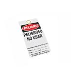 Customized PVC Plastic Label Safety Lockout Tagout Danger Tags Both Size