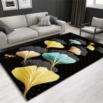 Modern Simplicity Machine Washable Living Room Rugs Nordic Scandinavian Style