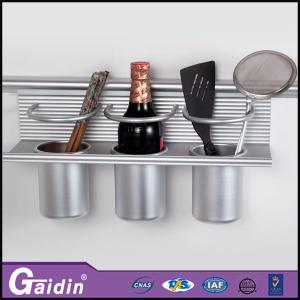 Wholesale Aluminum wall mounted foggy silver kitchen racks,aluminum kithcen shelves from china suppliers