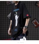 Short Sleeved 75% Cotton Tee Shirt XXXXL-XXS Lazy Wind Abstract Pattern