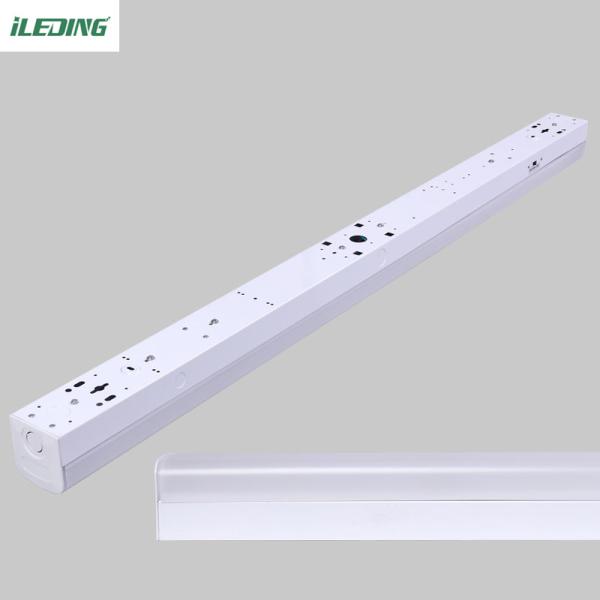 Indoor Led Linear Strip Light Fixture For Office Passage Supermarket 46w 65w