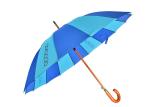 Automatic Custom Promotional Umbrellas 16 Ribs 25 Inches Wooden Shaft