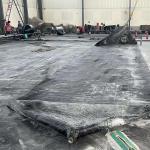 Vessel Launching Boat Lift Airbags , Natural Rubber Inflatable Rubber Balloon