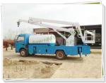 Truck Mounted 16m Aerial Work Platforms woith Water tanker High Performance