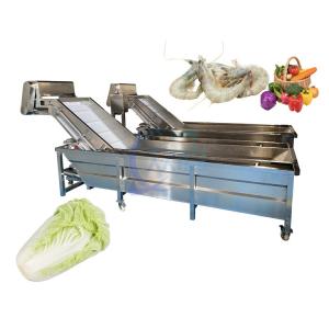 Wholesale Stable Fish Speed Cleaning Machine , Wear Resistant Automatic Vegetable Washer from china suppliers