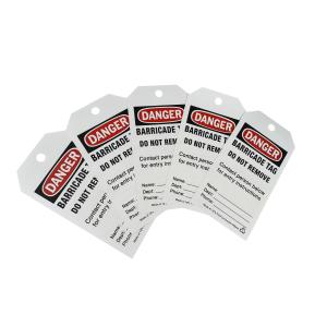Wholesale Plastic Tag Polyester Durable Double Sided Printing Warning Tag from china suppliers