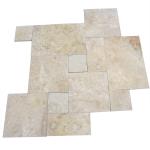 Honed Travertine Natural Slate Wall Tile , Rough Natural Stone Bathroom Tiles 12